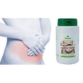 Charbon végétal Activé | Digestion Difficile | Ballonnements - Constipation - Gaz | Drainant - Diurétique | Ventre Gonflé | 1
