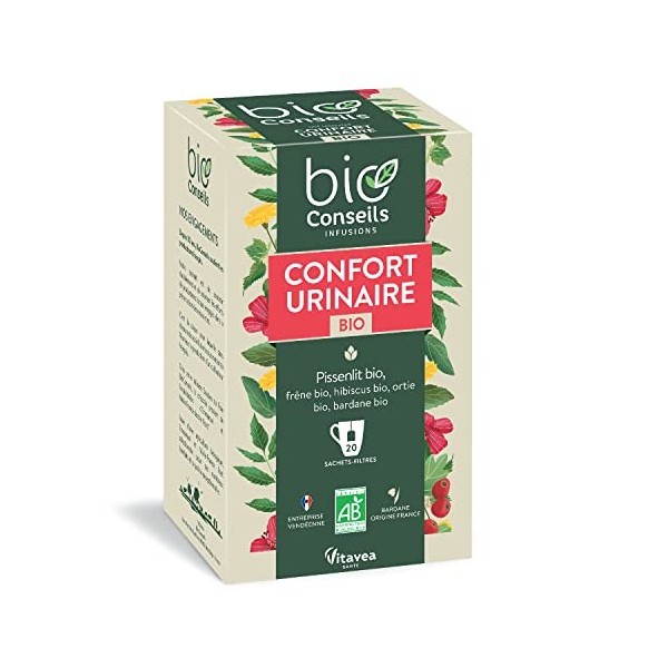 Bio Conseils - Infusion bio Confort urinaire - 20 Sachets