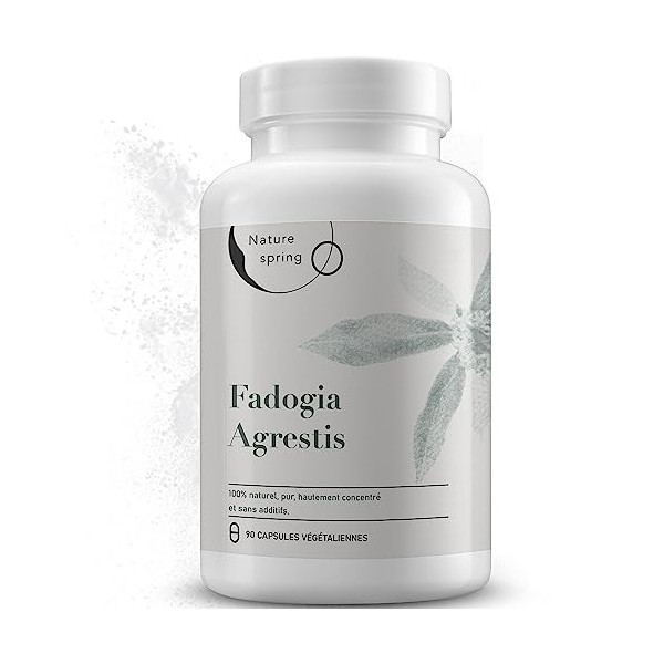 Fadogia Agrestis 600 mg par portion | 90 gélules | supplément Fadogia Agrestis 10:1 extrait de racine | à base de plantes, ha