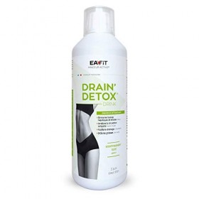 EAFIT Drain Detox - Draineur Detoxifiant Citron - Prog 21 J - Efficacité Renforcée de 19 Plantes - Détoxification de LOrgani