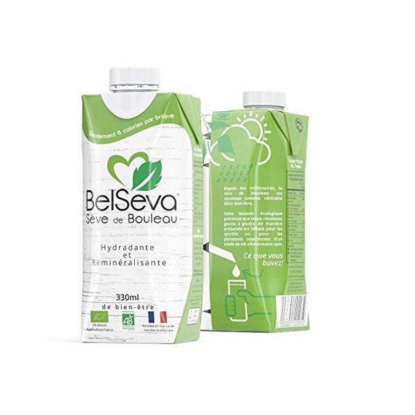 100% pure Sève de Bouleau Bio 12 X 330ml - Récoltée en France de manière artisanale