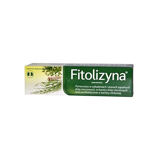 Fitolizyna 100g - Pâte à base de plantes pour la préparation de la suspension orale - Soulagement diurétique et anti-inflamma