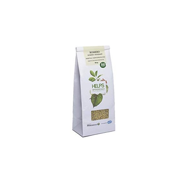 HELPS INFUSIONS - Infusion de romarin en vrac biologique. Infusion digestive, Carminativa, relaxant et anti-anxiété. Sac en v