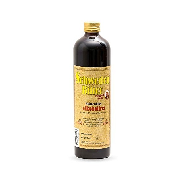 Maria Treben - Elixir Du Suédois, Remède Universel De Maria Treben Combat La Fatigue Et Stimule La Digestion, 500Ml