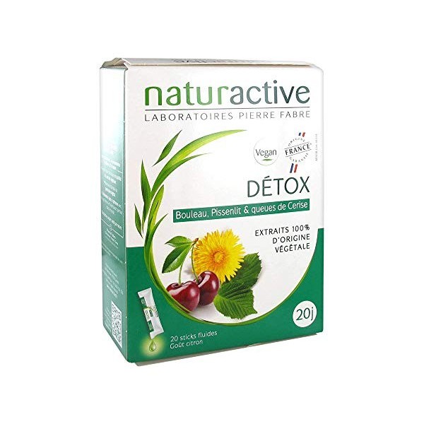 Naturactive Détox 20 Sticks Fluides