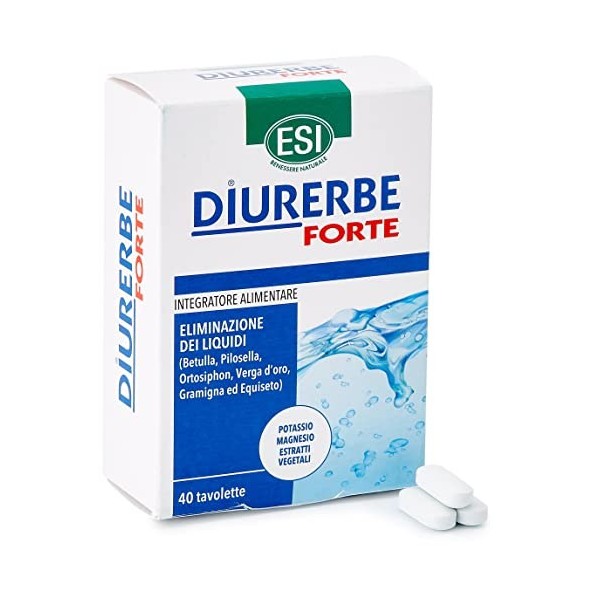 ESI Diurerbe Forte Boîte de 40 comprimés de complément diurétique