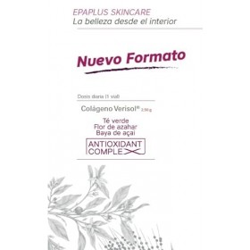 EPAPlus Skincare Colágeno Beauty, 10 flacons / 25 ml, Verisol Colágeno, Green Tea, Azahar Flower, Baya de Açai, rides, fermet