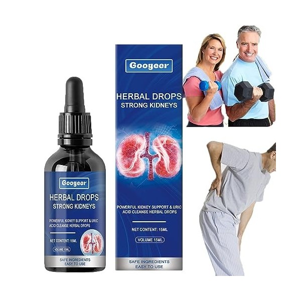 Googeer - Herbal Kidney Care Drops, Googeer Herbl Drops Strong Kidneys, Herbal Care Solotion, Herbal Kidney Drops, Joint Rela