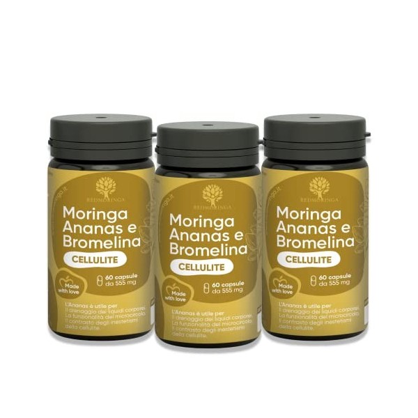 RedMoringa Anti Cellulite puissant et Drainant - Complément 100% Naturel - Contraste les Imperfections de la Cellulite et la 