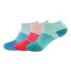 BambooMN Chaussettes pelucheuses en nylon infusées à laloe pour femme, Asst F, X-Large