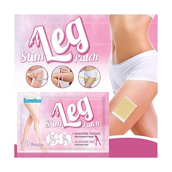 Patch Amincissant Ventre - Patchs pour les jambes de perte de graisse 10 pièces - Patchs de perte de poids respirants façonna