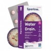 NovaBoost - Sparkies Water Drain - Diurétique/Rétention deau - Complément Alimentaire à boire - Pépins de raisin, Feuilles d