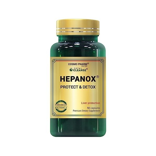 HEPANOX PROTECT & DETOX Liver Detoxification with Milk Thistle and Silymarine