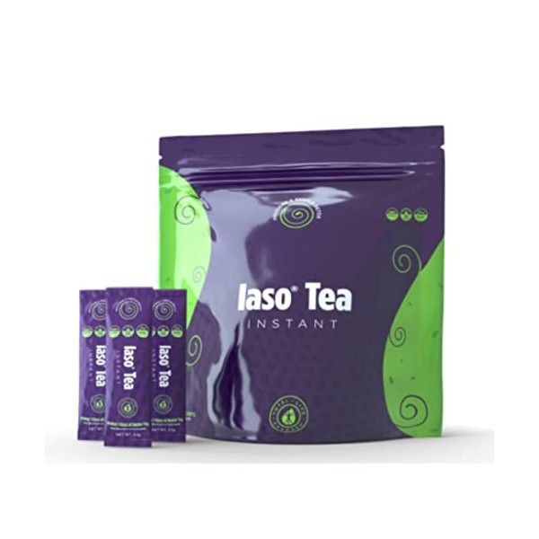 TLC IASO TEA INSTANT DETOX perte de poids 25 STICKS TRAITEMENT 1 MOIS