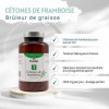 Cétones de Framboise - 90 gélules 495mg - Detox, Drainant, Diurétique - Brûleur de graisse Naturel - Fabrication française ce