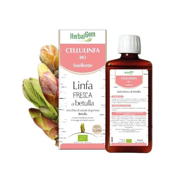 HerbalGem CELLULINFA Drinage, Detox et Ligne 250 ml