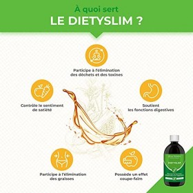 Detox Minceur Puissant et Rapide - Diurétique Draineur - Effet Coupe Faim - Complexe Naturel de 9 Plantes - Contre la Rétenti