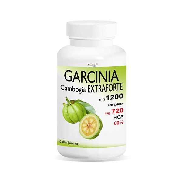 GARCINIA CAMBOGIA EXTRAFORTE 1200mg par comprimé - 60 comprimés - 100% PURE 720mg HCA par comprimé 100% NATUREL | PRODUIT I