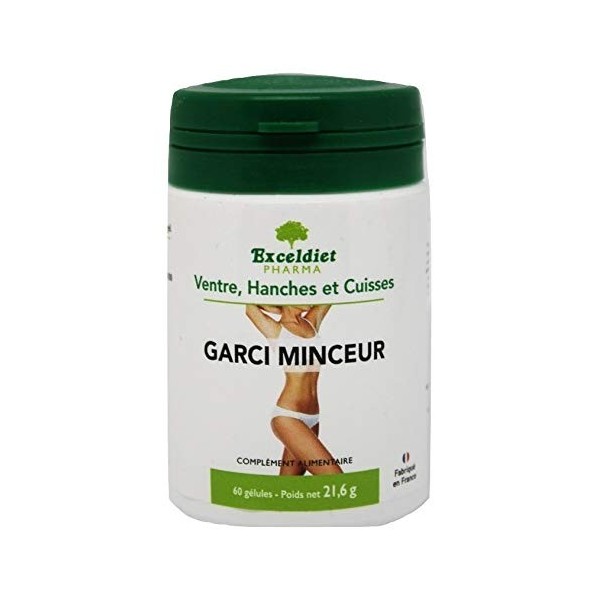 Garcinia Cambogia Extra Fort - 1100mg par Jour - 60 Gélules - GARCI MINCEUR - Complément Alimentaire Puissant Hautement Conce