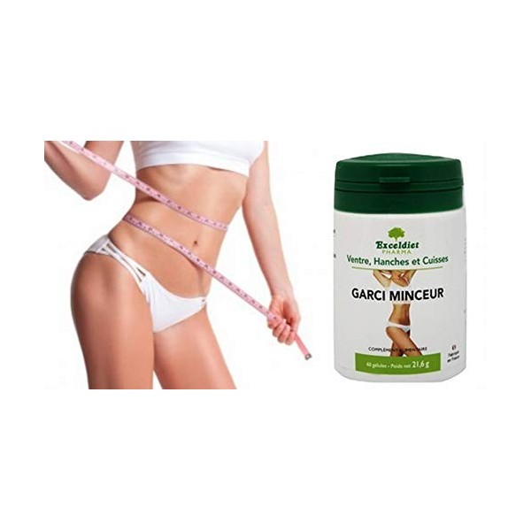 Garcinia Cambogia Extra Fort - 1100mg par Jour - 60 Gélules - GARCI MINCEUR - Complément Alimentaire Puissant Hautement Conce