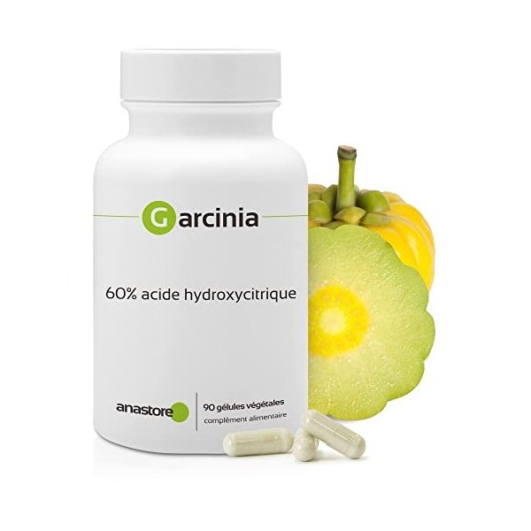 GARCINIA CAMBOGIA * 400 mg / 90 gélules * Titré à 60% min en acide hydroxycitrique AHC * Cardiovasculaire, Poids coupe-fai