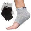 ZenToes Lot de 2 paires de chaussettes de spa hydratantes doublées de gel pour guérir et traiter les talons secs et craquelés