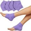 ZenToes Lot de 2 paires de chaussettes de spa hydratantes doublées de gel pour guérir et traiter les talons secs et craquelés...