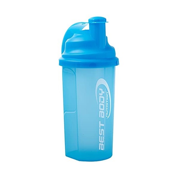 Best Body Nutrition Shaker à protéines - Acier Noir - 700 ml - sans BPA