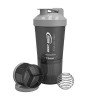 Best Body Nutrition Shaker à protéines - Acier Noir - 700 ml - sans BPA