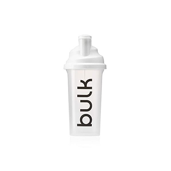 Bulk Shaker Classic, Protéine Shaker, Noir Jais, 750 ml