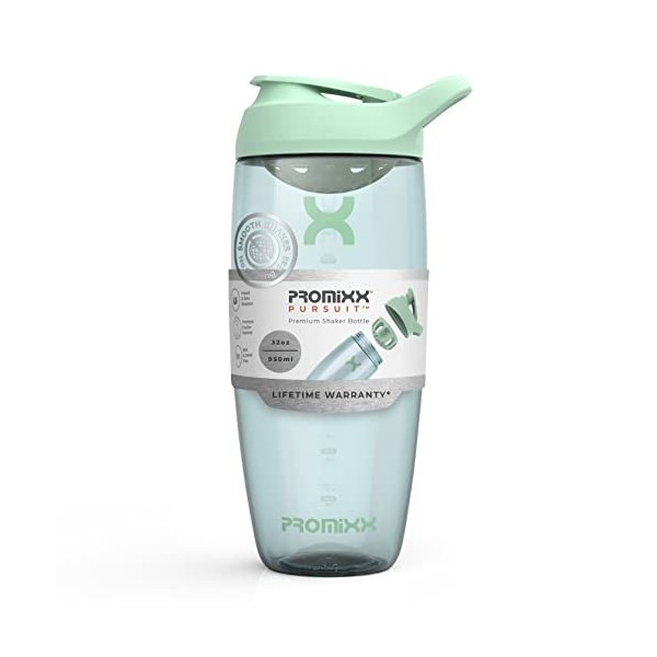 Promixx Shaker – Bouteille shaker de protéines de qualité supérieure pour shakes complémentaires – Facile à nettoyer et durab