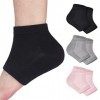 Lot de 3 paires de chaussettes hydratantes pour talons Fanso pour pieds secs et craquelés, chaussettes de réparation en gel p