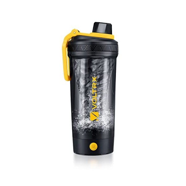 VOLTRX Shaker Bottle, Gallium USB C Rechargeable Electric Protein Shake Mixer, Shaker Cups for Protein Shakes and Meal Replac