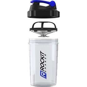 ROCKITZ Premium Shaker Proteines 500ml - fonction de mélange premium avec filtre à infusion - pour des shakes protéinés fitne