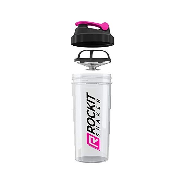 ROCKITZ Premium Shaker Proteines 1000ml - fonction de mélange premium avec filtre à infusion - pour des shakes protéinés fitn