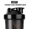 BlenderBottle Classic Shaker | Shaker Protéine | Bouteille deau |Blenderball | 820ml - noir