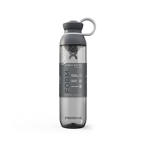 Promixx FORM - Bouteille Shaker Premium pour Boissons Protéinées et Hydratation - Gourde Bulk de Sport Durable, Couvercle Eta