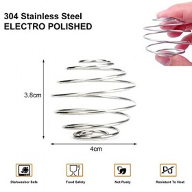 7 Pièces Boule de mélangeur Inoxydable, Mélangeur De ProtéIne Dacier Inoxydable, Boule de Shaker, pour mélange de protéines,