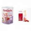 Gerlinéa Boisson Milkshake goût Fraise + Shaker, Substituts de repas riche en protéines Poudre à reconstituer contient 15 rep