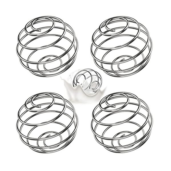 4 Pièces boule de mélangeur Inoxydable,mélangeur de protéine dacier,pour mélange de protéines, boissons mélangées, boules pr