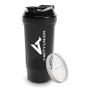 Shaker protéiné FYRA 700 ml avec récipient - shaker protéiné, sans BPA avec tamis et balance pour shakes lactosérum et BCCA, 