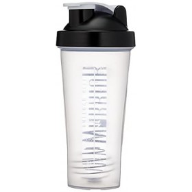 Warrior Supplements Bouteille Shaker pour boisson protéinée 600 ml – avec balle de mélange