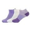 BambooMN Chaussettes pelucheuses en nylon infusées à laloe pour femme, bleu vif, X-Large