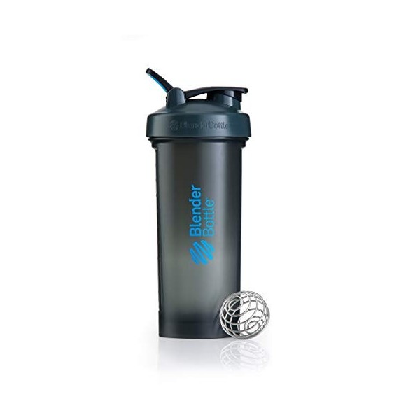 Blender Bottle Pro45 - Protéine Shaker / Bouteille deau 1300ml Gris/Bleu