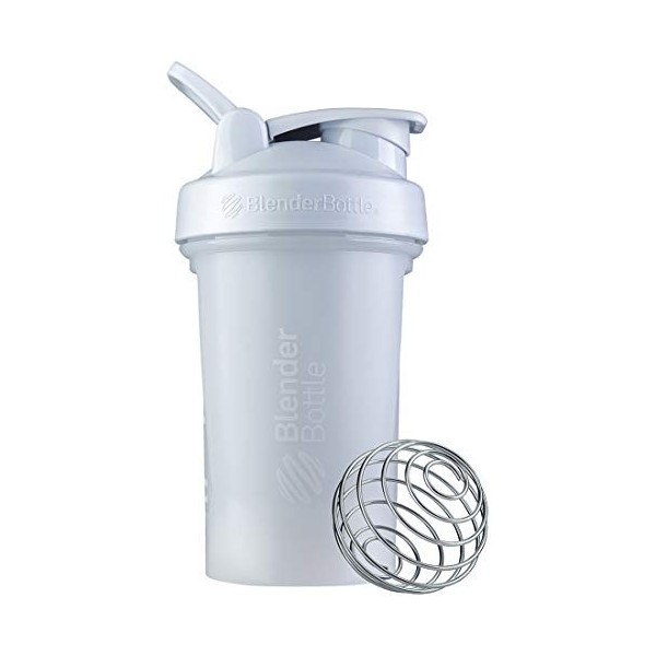 Blender Bottle 847280057214 Bottle Unisex-Adult, White, 20-Ounce