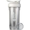 BlenderBottle Strada Tritan Gourde avec blenderball Convient comme shaker à protéines Sans BPA Capacité jusquà 600 ml Blanc 