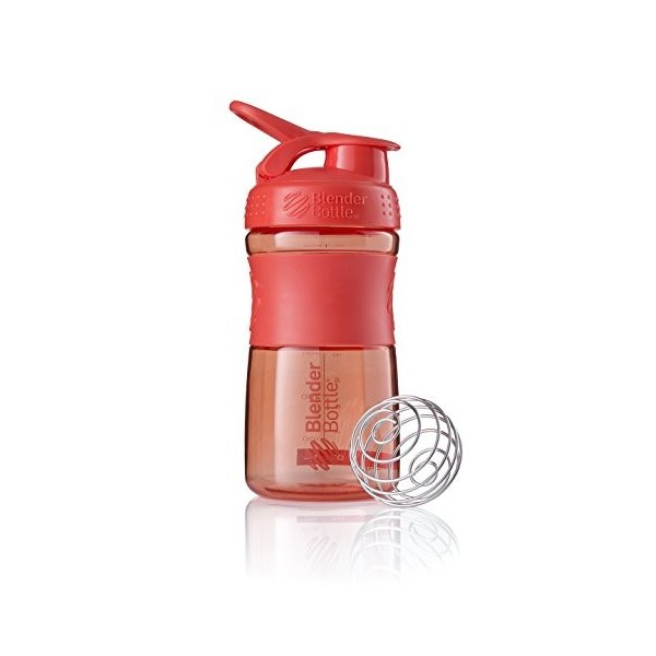 BlenderBottle Sportmixer Tritan- Protéine Shaker / Bouteille deau / Shaker Diététique Coral 1 x 590 ml 