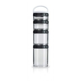 Blender Bottle Go Stak, Black, 150ml, 100ml, 60ml, 40ml Starter 4Pak