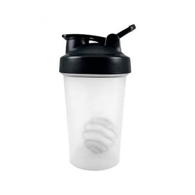D.Y.A Bouteille shaker avec boules shaker anti-fuite idéale pour les suppléments dentraînement, poudre de protéines, sans BP
