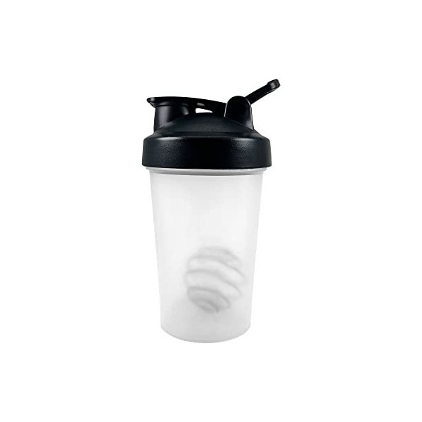 D.Y.A Bouteille shaker avec boules shaker anti-fuite idéale pour les suppléments dentraînement, poudre de protéines, sans BP